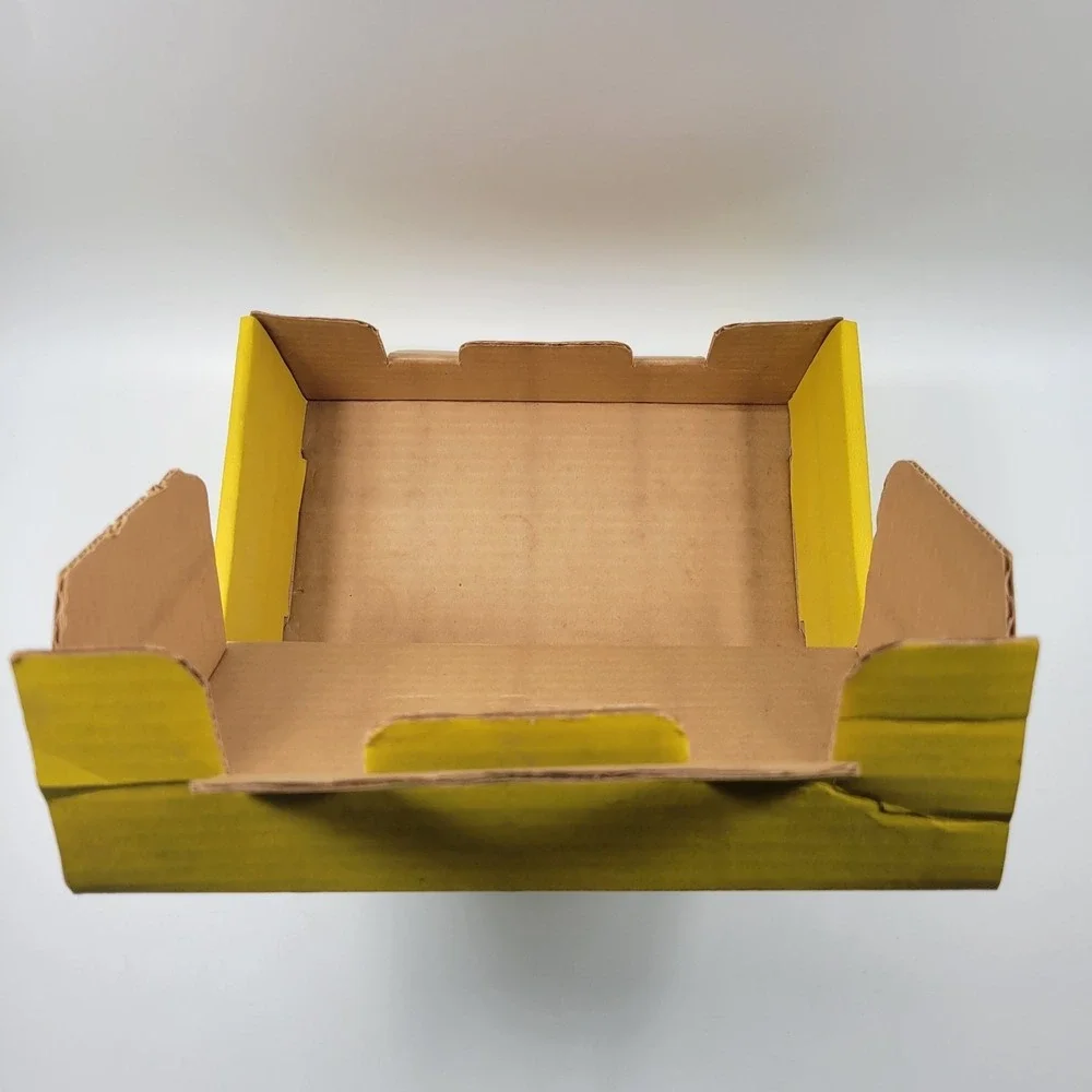 VTG Mr. Peanut Kids Yellow Cardboard School Pencil Box Planters Collectible RARE
